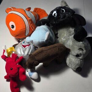 Miscellaneous Small Stuffed Animal Plush Lot of 7
